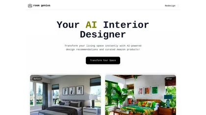 Room Genius website image