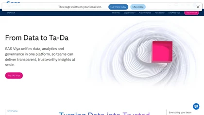 SAS Viya website image