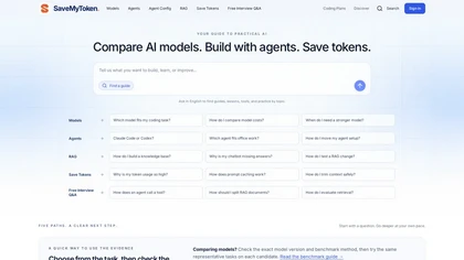 SaveMyToken website image