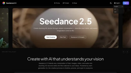 seedance25.tech website image