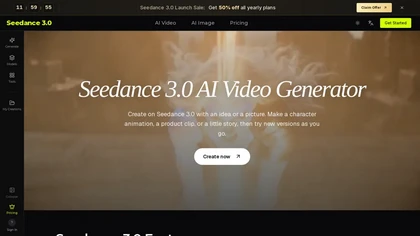 Seedance 3.0  website image