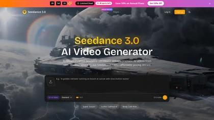 seedance3ai.com website image