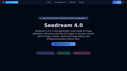 Seedream4.0.io website image