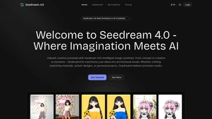 Seedream4.0AI.org website image