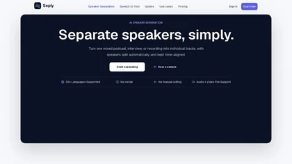Seply website image