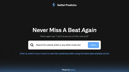 Setlist Predictor image
