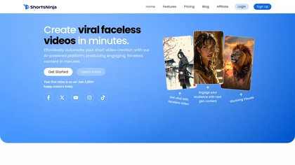 ShortsNinja website image