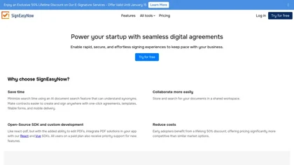 SignEasyNow website image