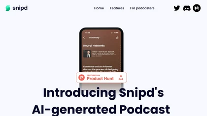 Snipd Podcast Summaries image