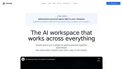 SnowX.ai thumbnail