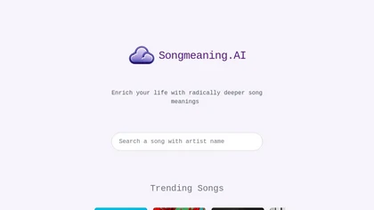songmeaning.ai image