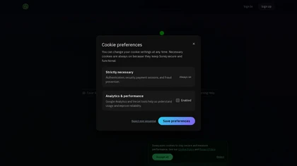 Soniq.chat website image