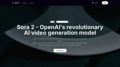 Sora2.co website image