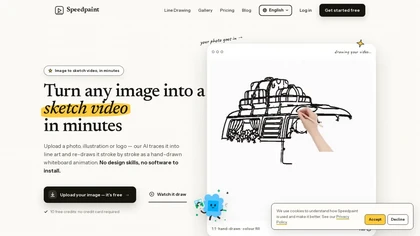 Speedpaint website image