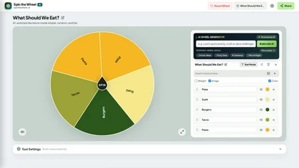 Spinthewheel website image
