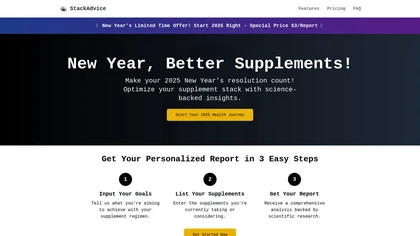 Stackadvice.app website image