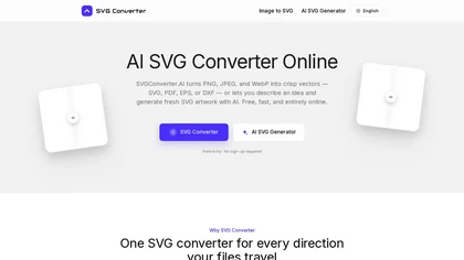 SVGconverter AI website image