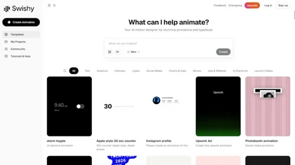 Swishy AI website image