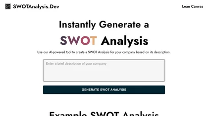 SWOT Analysis image