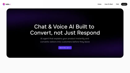 Tailo AI website image