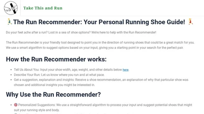 Run Recommender image