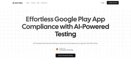 TestLabs website image