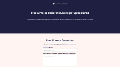 The AI Voice Generator image