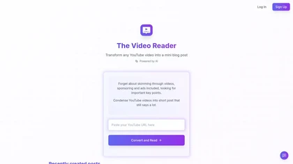 The Video Reader image