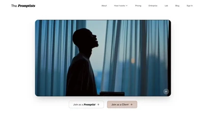 Promptists website image