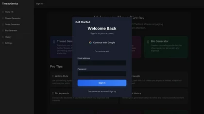 thredgenius website image