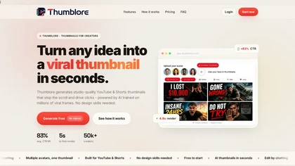 Thumblore website image