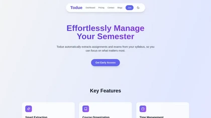 Todue website image