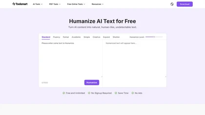 Toolsmart Free Humanize AI image