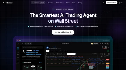 Tritonix AI website image