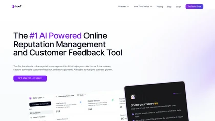 Troof.ai website image
