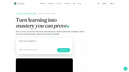 Claro website image
