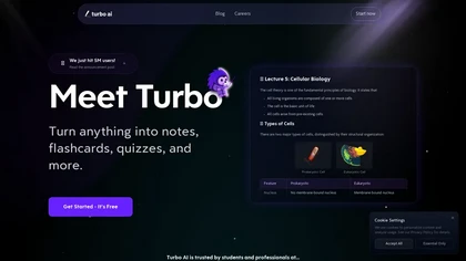 Turbo AI website image