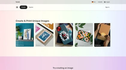 Tuval website image