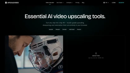 upscalevideo.com website image