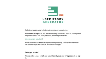 User Story Generator image
