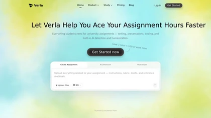 Verla website image
