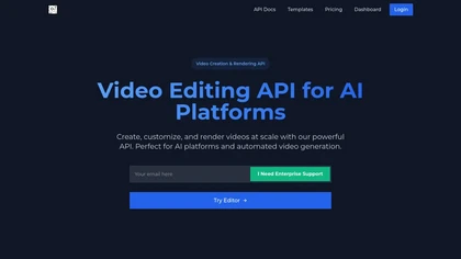 Video AIditor website image
