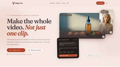 vlogme.ai website image