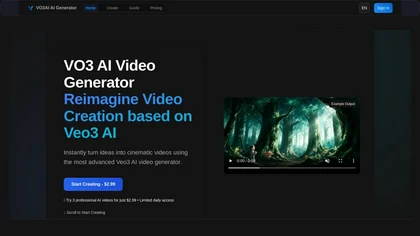 VO3AI AI Generator thumbnail