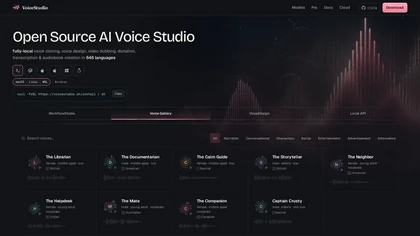VoiceStudio website image