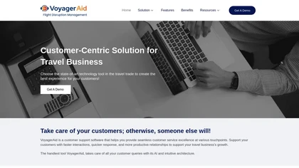 Voyageraid website image