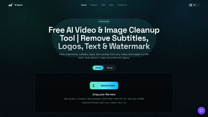 W-Agent website image