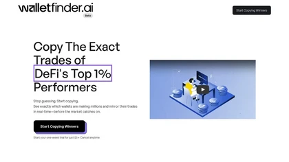 Walletfinder.ai website image