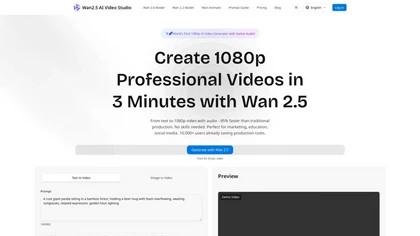 Wan 2.5 AI Video Studio thumbnail