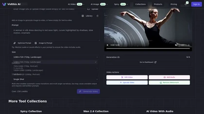 Wan 2.6 AI - Vidthis AI website image